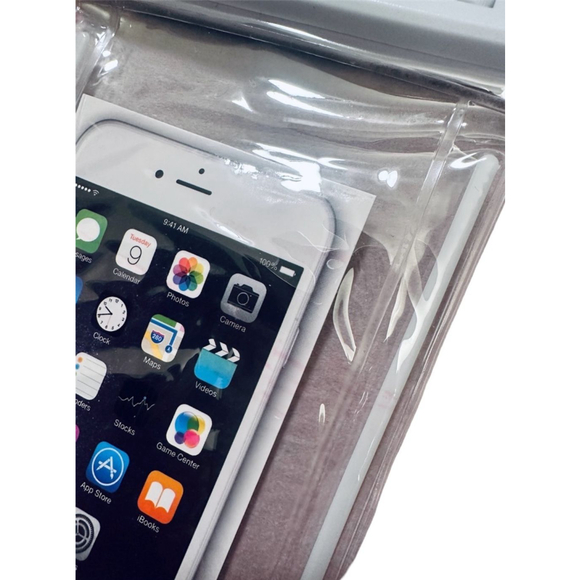 2 Clear Plastic Phone Waterproof Bag Pouch, 6 Clothespins Towel Holder for Beach - Picture 5 of 11